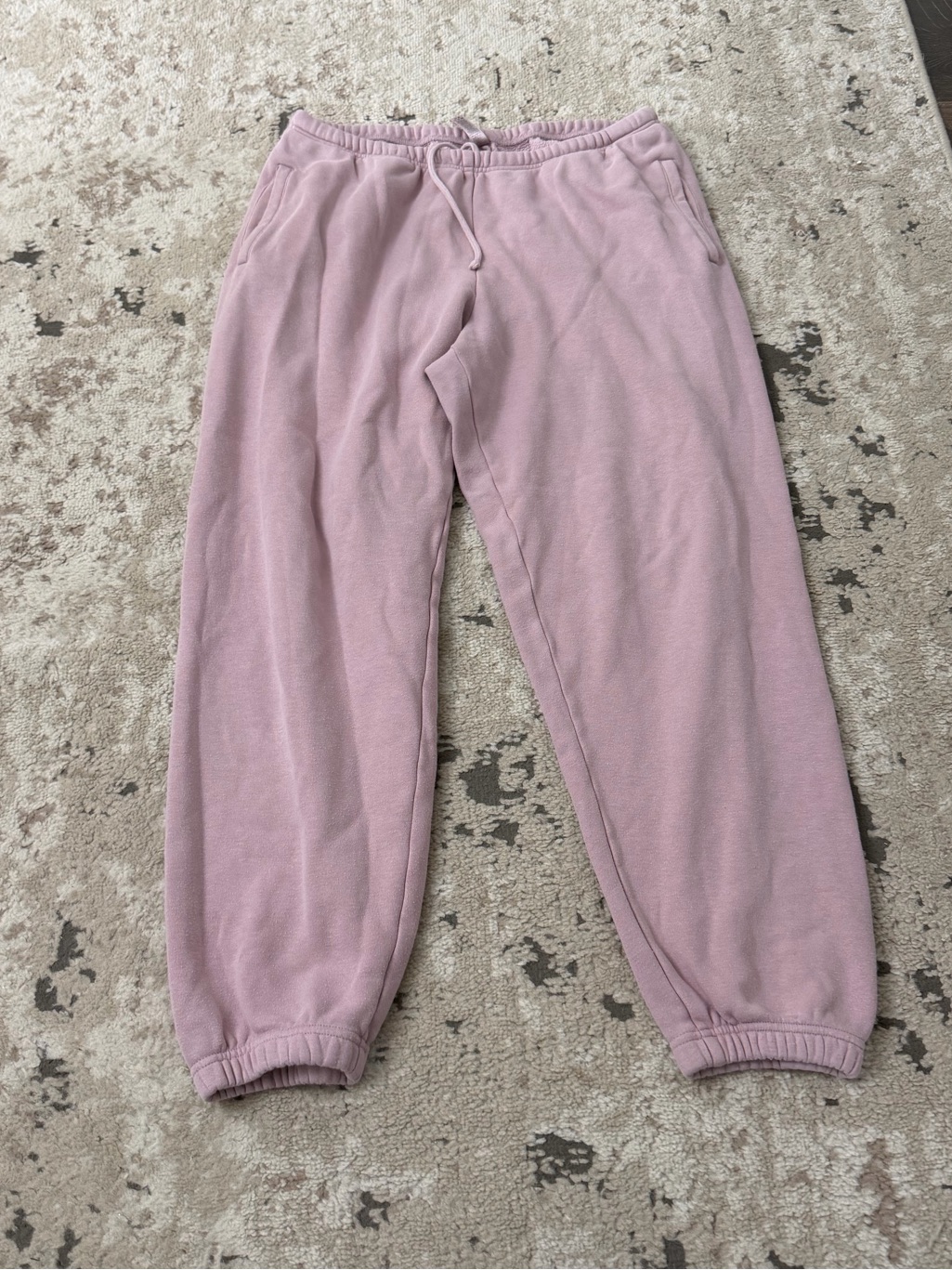 Skims Pink Sweatpant Joggers Size Large